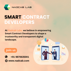 A Smart Contract Development is a computer code that runs on blockchain and enables secure value exchange. Smart contracts can remove the need for a mediator when two parties want to exchange valuable digital or physical assets. It is an application of blockchain relying on a decentralized, immutable public ledger. Smart contracts can be built on platforms like Ethereum Virtual Machine or Solidify.

https://www.nadcab.com/smart-contract-developers