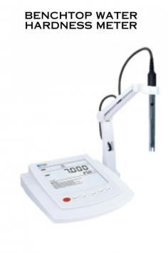 A benchtop water hardness meter is a specialized instrument used to measure the concentration of dissolved minerals, primarily calcium and magnesium ions, in water samples.  USB interface for easy communication
