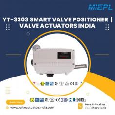 "YT-3303 Smart Valve Positioner accurately controls valve stroke, according to input signal of 4~20mA being delivered from controller.Auto calibration Auto/Manual switch HART comunication LCD display PID control 4 buttons for local control Feedback signal

Enhance your industrial operations with the YT-3303 Smart Valve Positioner by Valve Actuators India. This advanced device ensures precise control and positioning of valves, optimizing efficiency and productivity. Discover how the YT-3303 can revolutionize your workflow and streamline your processes today.

For any Enquiry Call at : +91-9310361613, Email at : info@valveactuatorsindia.com, Website : www.valveactuatorsindia.com"
