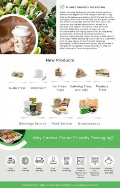 Planet Friendly Packaging specialises in eco-friendly restaurant supplies, offering a variety of biodegradable and compostable packaging solutions tailored for the food and beverage industry. Our product range includes double wall coffee cups, paper straws, and sauce containers, all designed to help minimise environmental impact. 