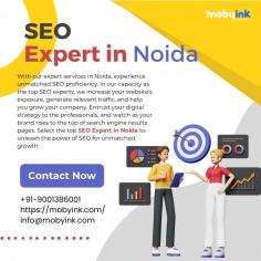 With our expert services in Noida, experience unmatched SEO  proficiency. In our capacity as the top SEO  experts, we increase your website's exposure, generate relevant traffic, and help you grow your company. Entrust your digital strategy to the professionals, and watch as your brand rises to the top of search engine results pages. Select the top SEO Expert In Noida to unleash the power of SEO  for unmatched growth.

more info:-
Email Id	info@mobyink.com
Phone No	91-9001386001
	
Website	https://mobyink.com/SEO-company-in-noida/
