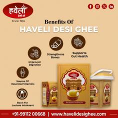 Experience the wholesome goodness of Haveli Desi Ghee! Packed with essential nutrients, it boosts immunity, aids digestion, and enhances flavor in your meals. Try it today for a healthier lifestyle.