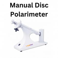 A manual disc polarimeter is a scientific instrument used to measure the optical rotation of substances. It's commonly used in chemistry, particularly in the study of chiral compounds, which have molecules that are non-superimposable mirror images of each other (enantiomers). Optical rotation refers to the rotation of the plane of polarized light as it passes through a sample containing chiral molecules.