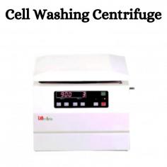 A cell washing centrifuge is a specialized centrifuge used in biological and medical laboratories for the purpose of washing cells. Cells need to be washed in various experimental procedures to remove contaminants, residual media, or unwanted substances before further analysis or experimentation.Cell washing centrifuges are crucial tools in various fields such as cell biology, immunology, and molecular biology.Some advanced models may offer programmable settings for precise control over centrifugation parameters.