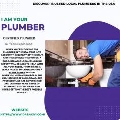 When you’re looking for plumbers in the USA, take into account the quality of the staff and the services they offer. A good, reliable local plumbing expert will be able to help with all your needs, from fixing a leaky faucet to changing out a house sewer system.

When you need a plumber in the USA, hire one of our locals. Our professionals are experienced and certified in all types of plumbing, so you can be sure you're getting the best possible service.