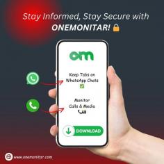 Unlock the power of insight with ONEMONITAR!  Keep a watchful eye on WhatsApp chats, calls, and media effortlessly. Stay informed, stay secure. Discover more about our innovative spy app today! 