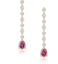 Discover our exclusive earrings collection, carefully curated to showcase stunning designs adorned with exquisite gemstones and intricate details. Whether you prefer classic studs or glamorous hoops, each meticulously crafted piece exudes sophistication and adds a touch of luxury to any ensemble.