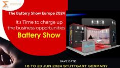The Battery Show Europe 2024 is very useful and largest show in the stuttgart Germany.

