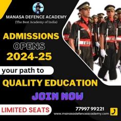 Welcome to Manasa Defence Academy Are you looking to join the National Defence (NDA) and embark on a rewarding career in the defense forces?Manasa Defence Academy is the ultimate destination for exceptional NDA training, ensuring that your aspirations of serving the nation are realized. 