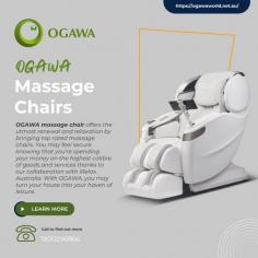 OGAWA massage chair offers the utmost renewal and relaxation by bringing top rated massage chairs. You may feel secure knowing that you're spending your money on the highest calibre of goods and services thanks to our collaboration with iRelax Australia. With OGAWA, you may turn your house into your haven of leisure. 
Visit: https://ogawaworld.net.au/