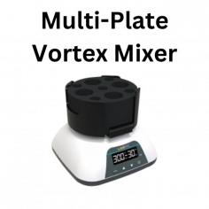 A multi-plate vortex mixer is a laboratory instrument used for mixing small volumes of liquids in containers such as test tubes, microplates, or centrifuge tubes. It typically consists of a motorized base with a platform that can hold multiple vessels simultaneously. The platform is equipped with multiple rubber or foam-covered plates that oscillate or vibrate when the mixer is turned on.
