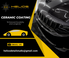  Get New Polish Look For Your Car
 
Dusty winds, UV rays, and drains can all ruin your car paint. Our experts offer ceramic coating for cars that can help to reduce dirt and add a smooth preservative layer on your vehicle paint surface. Send us an email at heliosdetailstudio@gmail.com for more details.