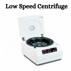 A low-speed centrifuge is a laboratory instrument used to separate particles from a solution based on their density, size, and shape. Unlike high-speed centrifuges used for tasks such as DNA isolation or protein purification, low-speed centrifuges operate at lower revolutions per minute (RPM) and generate lower centrifugal forces. These centrifuges typically come with a range of rotors and adapters to accommodate different tube sizes and sample volumes. They are essential tools in many scientific disciplines due to their versatility and gentle processing capabilities.
