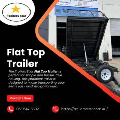 The Trailers Star Flat Top Trailer is great for easy hauling. It's made to help you move your stuff without any trouble. Load your things easily and travel confidently. Trust the Trailers Star Flat Top Trailer for all your moving needs.
Visit: https://trailersstar.com.au/product-category/flat-top-trailers/