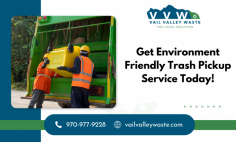 Turn Your Community Healthier with Our Trash Pickup Service!

At trash pickup in Eagle, Colorado, we are also committed to handling waste responsibly and can perform nationwide waste collections with high rates of recycling. With fixed-price waste removals throughout the areas, wherever you are based, we have a collection to suit your needs. Get in touch with Vail Valley Waste!
