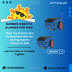 Spark your child's curiosity and creativity this summer with our hands-on robotic classes! From building and programming robots to exciting challenges and competitions, our program offers a fun-filled learning experience for kids of all skill levels. Join us and watch your child explore the fascinating world of robotics while developing essential STEM skills. Register now to secure your spot