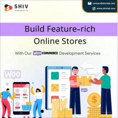 At Shiv Technolabs, we specialize in developing feature-rich, visually stunning online stores tailored to meet your unique business needs.

Our WooCommerce store development services encompass a wide range of features and capabilities to ensure your online store stands out from the competition:
- Custom Design and Development
- Responsive and Mobile-Friendly Design
- Powerful Product Management
- Secure Payment Gateways
- Seamless Checkout Experience
- Flexible Shipping Options
- Search Engine Optimization (SEO) Friendly
- Ongoing Support and Maintenance
- Scalability and Growth
Get in touch with Shiv Technolabs, the best WooCommerce development company.