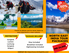 Embark on a captivating journey through North East India, filled with diverse cultures, lush landscapes, and vibrant festivals. Secure unforgettable tour packages with Thrillophilia.
