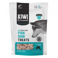 Kiwi Kitchens Fish Skin Freeze Dried: This dog treat uses single-ingredient fish skin from New Zealand. Order online at the lowest price from VetSupply.

