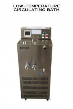 A low-temperature circulating bath is a specialized piece of equipment used in scientific laboratories and industrial settings to control and maintain low temperatures in a circulating fluid.   Easy-to-use interface with excellent durability and dependability.  