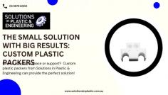Need a little extra space or support?  Custom plastic packers from Solutions in Plastic & Engineering can provide the perfect solution!  These versatile components come in various sizes and thicknesses, ensuring a perfect fit for your project. Visit to learn more https://solutionsinplastic.com.au/products/packers-spacers/ 