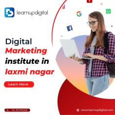 
Learnudigital is the best digital marketing institute in Laxmi Nagar Delhi, if you want best skills in digital marketing then join LearnUpDigital which provides
Best Digital Marketing Services
https://learnupdigital.com/digital-marketing-institute-in-laxminagar.html