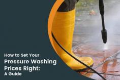 Discover the secrets to determining the perfect price for your pressure washing projects with Field Promax's expert insights. Explore our comprehensive guide now! https://www.fieldpromax.com/blog/right-price-for-pressure-washing-jobs/

