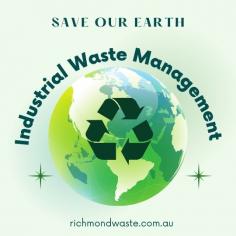 "Industrial Waste Management: Expert solutions for handling, recycling, and disposing of commercial waste responsibly. From hazardous materials to recyclable resources, our comprehensive services ensure compliance and environmental sustainability. Visit richmondwaste.com.au for efficient commercial waste management.