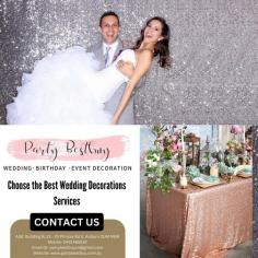 Come and have an enchanting wedding experience, viewing and exploring the beautiful wedding decorations at Party Bestbuy where your dream celebration becomes reality! Our range of high-end wedding decor will take your venue to a different world.
Visit: https://www.partybestbuy.com.au/