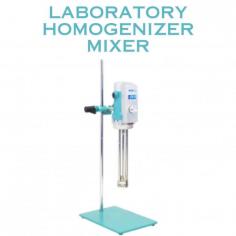 Laboratory Homogenizer Mixer NLHM-100 is a powerful, heavy-duty equipment used to rapidly homogenize, disperse and disintegrate low to medium and high viscosity liquids to distribute particles evenly. Equipped with different rotors, it helps process samples up to 13 litres. With high speed, it rapidly processes the sample preparation of biological samples using mechanical shearing.