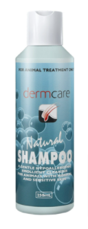 "Dermcare Natural Shampoo for Dogs, Cats & Horses

Dermcare natural shampoo is a light, hypoallergenic, soothing cleanser for dogs, cats and horses with both normal and sensitive skin. The soap-free formula is tough on the pollutants, at the same time it is gentle on the skin. It is recommended using in kittens, puppies and pets of any age.

For More information visit: www.vetsupply.com.au
Place order directly on call: 1300838787"