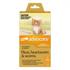 Advocate is a high-end product to control different parasitic infections in cats. This once a month topical solution treats heavy flea infestation and prevents re-infestation. It acts as the best prevention treatment for heartworm disease in cats. The easy-to-apply solution treats and controls fleas, ear mites, hookworms, and roundworms, and protects cats from their harmful effects.
