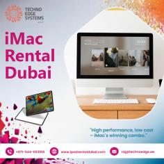 Elevate your presentations using high-performance iMac rentals, ensuring a memorable experience and leaving your audience impressed with sophistication. Techno Edge Systems LLC offers you the best iMac Rental Dubai. For More Info Contact us: +971-54-4653108 Visit us: https://www.ipadrentaldubai.com/imac-rental-dubai/