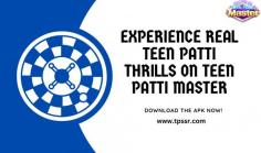 Download the Real Teen Patti APK from the Teen Patti Master platform to enjoy the captivating Indian card game on your mobile device. This app offers authentic gameplay, diverse modes, and thrilling challenges, immersing you in the essence of Teen Patti. Experience seamless gameplay, connect with friends and global players, and revel in limitless entertainment. Grab the APK now for endless fun!
