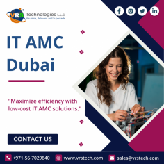 Optimize operations, mitigate risks, and boost productivity with IT AMC, revolutionizing your business's technological landscape for sustained growth. VRS Technologies LLC occupies the most statistical position for IT AMC Dubai. For More info Contact us: +971 56 7029840 Visit us: https://www.vrstech.com/annual-maintenance-contract-solutions.html