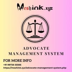 Advocate Management System stands as an innovative solution designed to revolutionize the management of legal professionals within your organization. This software is easy to operate and highlights system tools to maintain information about clients, cases, hearings, etc. Advocate Office Management Software is the leading practice management software for lawyers/law firms.