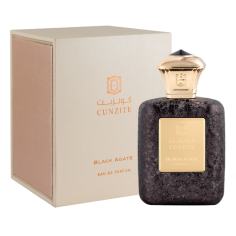 Black Agate Sandalwood Perfume, top notes of Turkish rose with a heart of patchouli, the new luxurious and exclusive Dubai Fragrance for unisex.