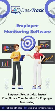 Best Employee Monitoring Software

Track and monitor your employees with ease of access? Say Bye-Bye to slacking off with DeskTrack. Log employee activities for productivity level, check performance metrics, track URLs, and much more. With this best employee monitoring software assistance, you can be sure to increase efficiency and ultimately, adding to your productivity and revenue.

Visit: https://desktrack.timentask.com/employee-monitoring-software