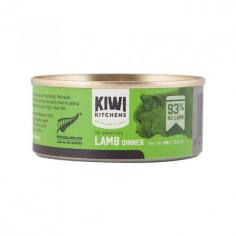 Kiwi Kitchens NZ Grass Fed Lamb Dinner: This canned wet cat food uses 93% New Zealand lamb to ensure the food is complete and balanced for all life stages.
