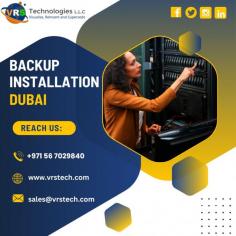 Secure your business data with professional backup installation services in Dubai, ensuring resilience and continuity for your operations. VRS Technologies LLC occupies the Special place in providing Backup Installation Dubai. For More Info Contact us: +971 56 7029840 Visit us: https://www.vrstech.com/backup-and-recovery-solutions-dubai.html