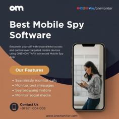 ONEMONITAR Remote Mobile Spy

Unlock the power of remote surveillance with ONEMONITAR's advanced Mobile Spy capabilities. Whether you're across town or halfway around the world, ONEMONITAR allows you to monitor targeted mobile devices with precision and discretion. From call logs and text messages to browsing history and GPS location, ONEMONITAR provides you with real-time access to critical information, enabling you to stay informed and proactive in safeguarding what matters most to you.

Start Monitoring Today!