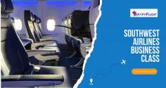 Enjoy the luxurious comfort of Southwest Airlines Business Class as you soar above the clouds. Experience unparalleled service and relaxation.