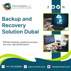 Discover top-notch backup solutions for data security and recovery needs. Explore the best options to safeguard your digital assets today. VRS Technologies LLC offers you the reliable services of Backup and Recovery Solutions Dubai. Contact us: +971 56 7029840 Visit us: https://www.vrstech.com/backup-and-recovery-solutions-dubai.html