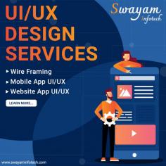 
Swayam Infotech is one of the best UI/UX Design companies in India. Offering top UI/UX design services by a dedicated designers team. Contact Now for Designing. Hire UI/UX designers to build engaging, insightful designs that ensure valuable, long-term relationships with your target audience. Our designers are specialized in designing the best UI/UX designs across different platforms like desktop, mobile, or web.