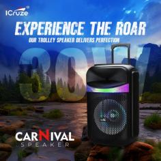 Get ready to amplify the fun with the iCruze Carnival Portable Speaker. Engineered to deliver premium sound quality in a compact and portable design, this speaker is the life of the party wherever you go. With its vibrant colors and sleek, modern aesthetic, it's not just a speaker—it's a statement piece.

Equipped with advanced Bluetooth technology, the iCruze Carnival seamlessly connects to your devices, allowing you to stream your favorite playlists with ease. Whether you're hosting a backyard barbecue, hitting the beach, or dancing the night away at a festival, the powerful sound output ensures that every beat is crystal clear and every note is electrifying.

But the iCruze Carnival isn't just about sound—it's about creating an immersive experience. With built-in LED lights that pulse and change colors to the rhythm of the music, it transforms any space into a dynamic dance floor. Plus, its durable construction and long-lasting battery life ensure that the party never has to stop.

So why settle for ordinary sound when you can elevate every moment with the iCruze Carnival Portable Speaker? Get ready to turn up the volume and let the good times roll!