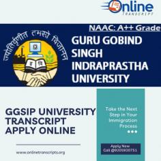 Online Transcript is a Team of Professionals who helps Students for applying their Transcripts, Duplicate Marksheets, Duplicate Degree Certificate ( Incase of lost or damaged) directly from their Universities, Boards or Colleges on their behalf. We are focusing on the issuance of Academic Transcripts and making sure that the same gets delivered safely & quickly to the applicant or at desired location. We are providing services not only for the Universities running in India,  but from the Universities all around the Globe, mainly Hong Kong, Australia, Canada, Germany etc.
https://onlinetranscripts.org/transcript/guru-gobind-singh-indraprastha-university/