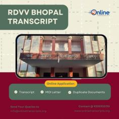 Online Transcript is a Team of Professionals who helps Students for applying their Transcripts, Duplicate Marksheets, Duplicate Degree Certificate ( Incase of lost or damaged) directly from their Universities, Boards or Colleges on their behalf. We are focusing on the issuance of Academic Transcripts and making sure that the same gets delivered safely & quickly to the applicant or at desired location. We are providing services not only for the Universities running in India,  but from the Universities all around the Globe, mainly Hong Kong, Australia, Canada, Germany etc.
https://onlinetranscripts.org/transcript/rani-durgawati-vishwavidyalaya/