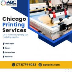 Whether you're a small business, a large corporation, or an individual with a creative project, count on ABC Printing for all your Chicago printing services. Reach out today to discuss your project and receive a personalized quote tailored to your specific requirements. Let's collaborate to bring your vision to life!