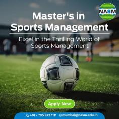 Master in Sports Management in Mumbai

Start an exciting journey into sports with NASM Institutes Masters in Sports Management (Hons.). Gain comprehensive insights into sports administration, marketing, and event management while honing your leadership skills. Prepare for a rewarding career in the ever-evolving sports industry.

Admission Open 2024-25

Start your master’s degree career journey today!

