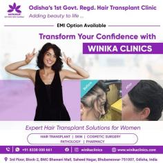 At Winika Clinics, this world becomes your reality! With cutting-edge hair transplant solutions tailored just for women, we promise to bring back not just your strands, but your confidence too.  Say goodbye to hair worries and hello to luscious locks that speak volumes of your inner beauty and strength. 

See more: https://www.winikaclinics.com/
